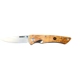 "Stud Folders" Maple Burl Liner Knife