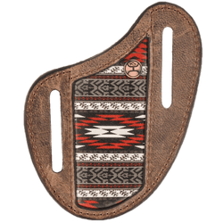"Nomad" Pancake Knife Sheath Brown/Aztec