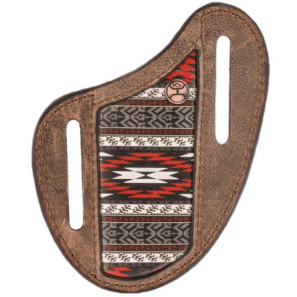 "Nomad" Pancake Knife Sheath Brown/Aztec