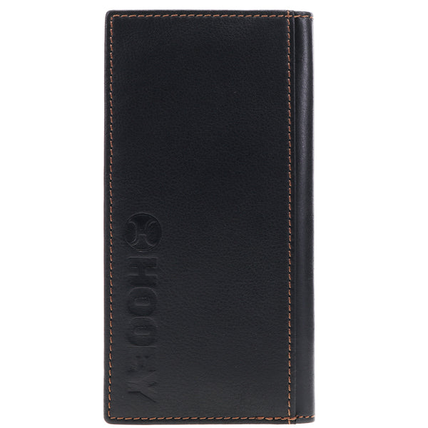 "HOG" Black Leather Rodeo Wallet