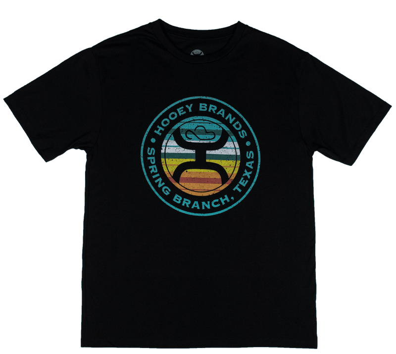 "Sunset Guadalupe" Black T-Shirt
