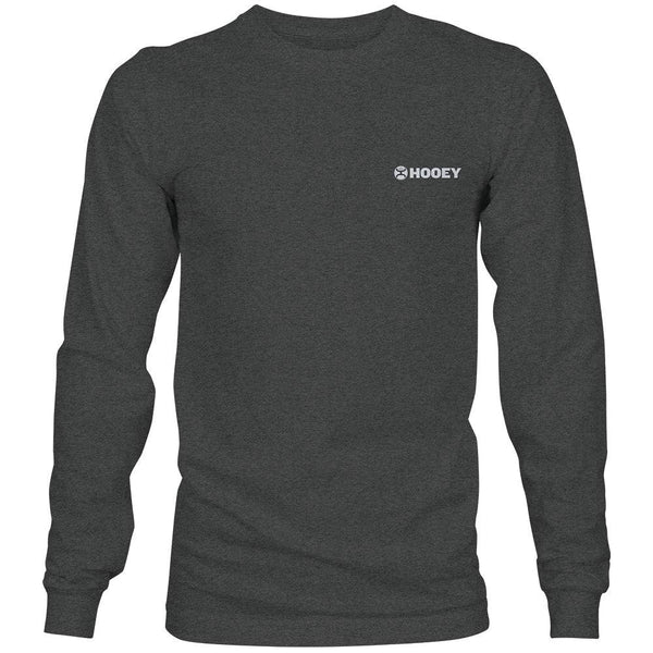 front of the liberty roper charcoal long sleeve tee