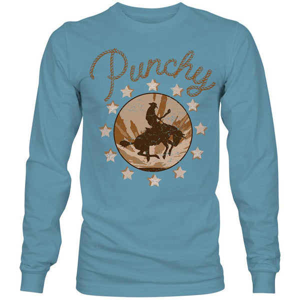 Youth "Punchy" Denim Long Sleeve T-shirt
