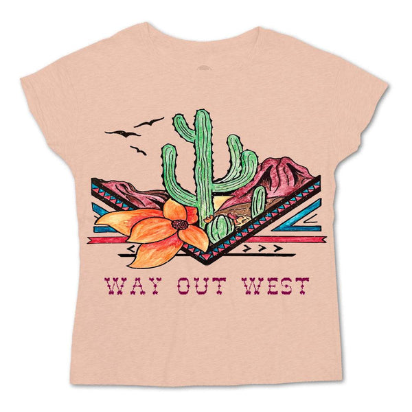 "Way Out West" Light Pink