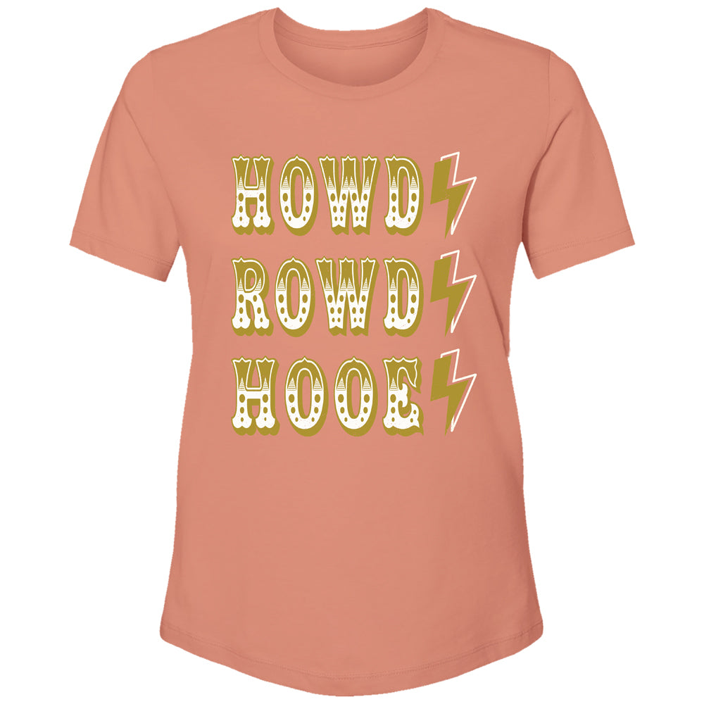 "Howdy Rowdy Hooey" Terracotta T-shirt