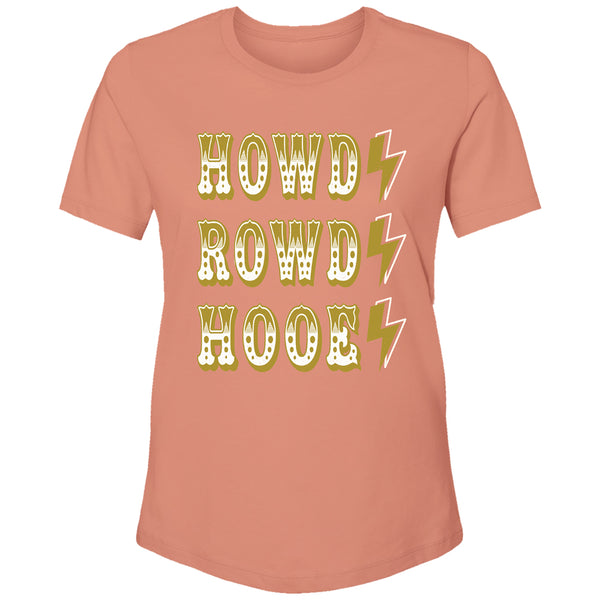 Howdy Rowdy Hooey terracotta t-shirt