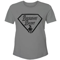 Breakaway Bandit t-shirt in grey with black script and artwork