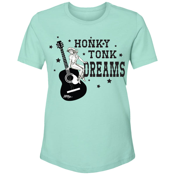 Honky Tonk Dreams Mint with black Honky Tonk Dreams logo