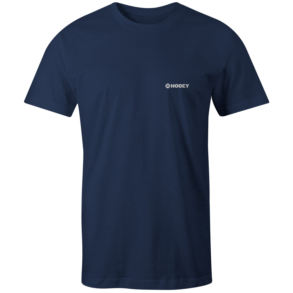 "Zenith" Navy w/Multi Color Pattern T-shirt