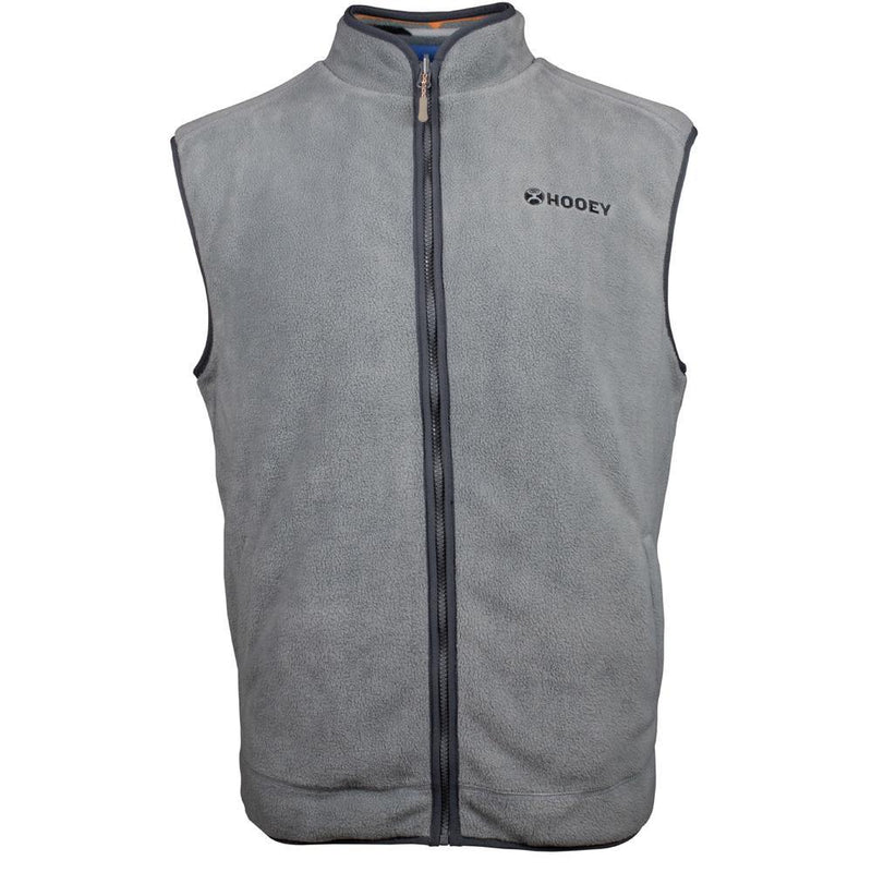 Youth "Hooey Reversible Fleece Vest" Charcoal