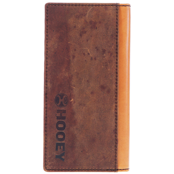 "Phoenix" Rodeo Hooey Wallet Tan/Black Leather