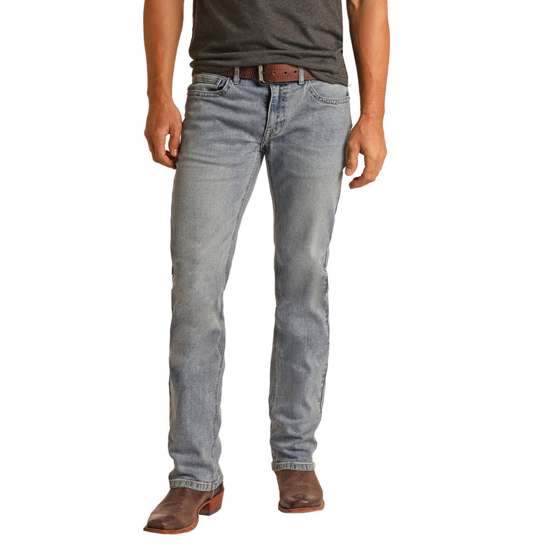 Men’s Regular Fit Straight Leg Jeans in Patriot