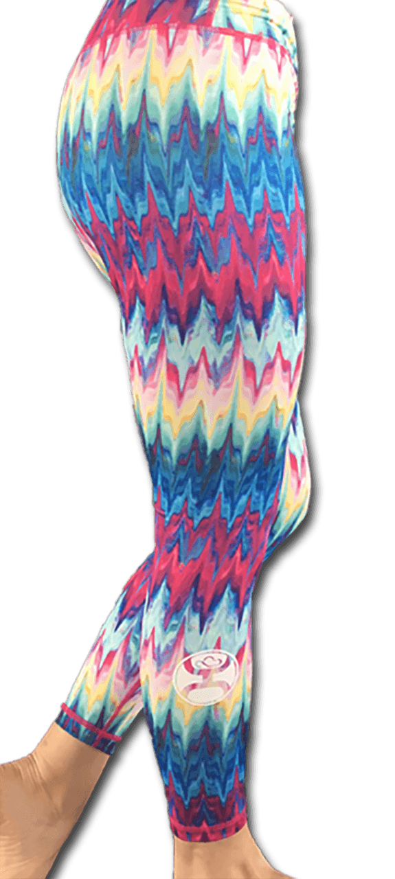 Hooey Yoga Pants Full Length - Tie Dye