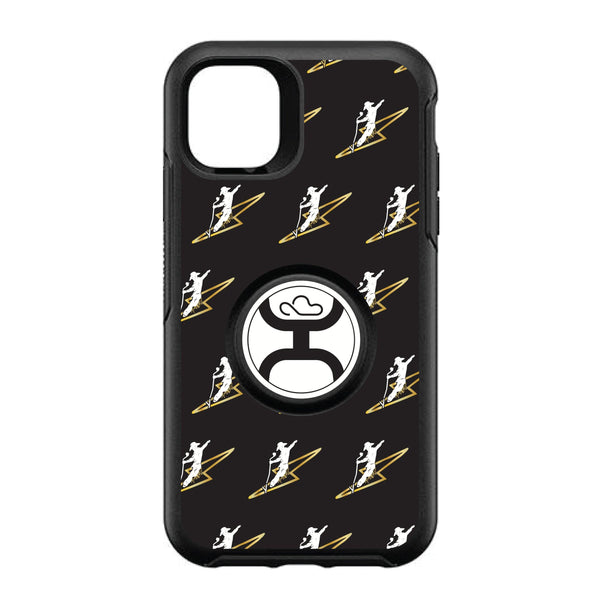 (Pop Socket) Otterbox Black Case -Electric Cowboy  w/White Hooey Logo