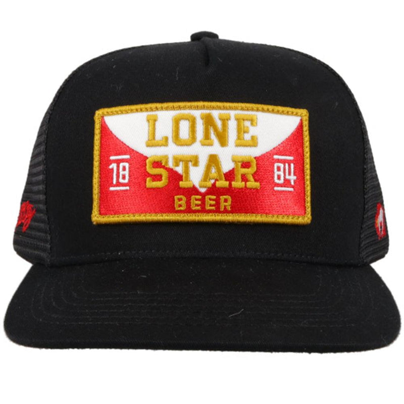 American Made "Lone Star" Black Patch Trucker Hat