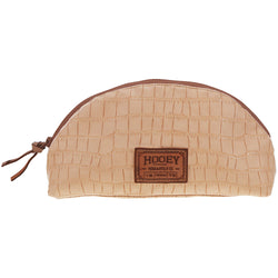 "Sedona Moon" Hooey Small Leather Accessory Bag Cream/Tan