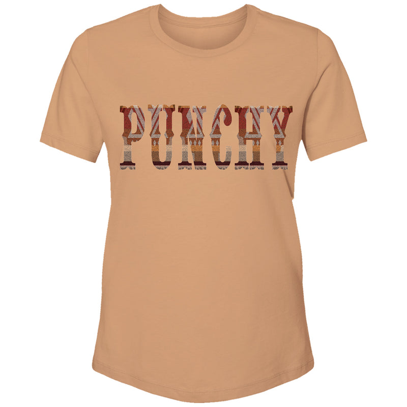 "Straight Punchy" Sienna w/Punchy Logo T-shirt