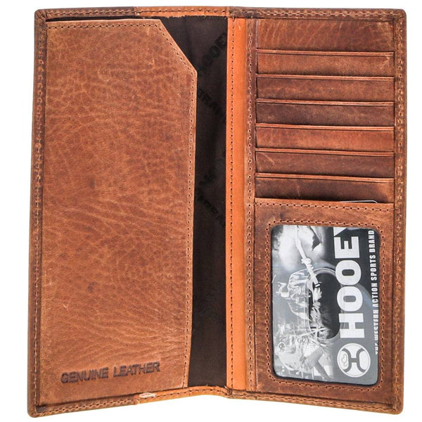 "Punchy Classic" Rodeo Wallet Brown /Tan Leather