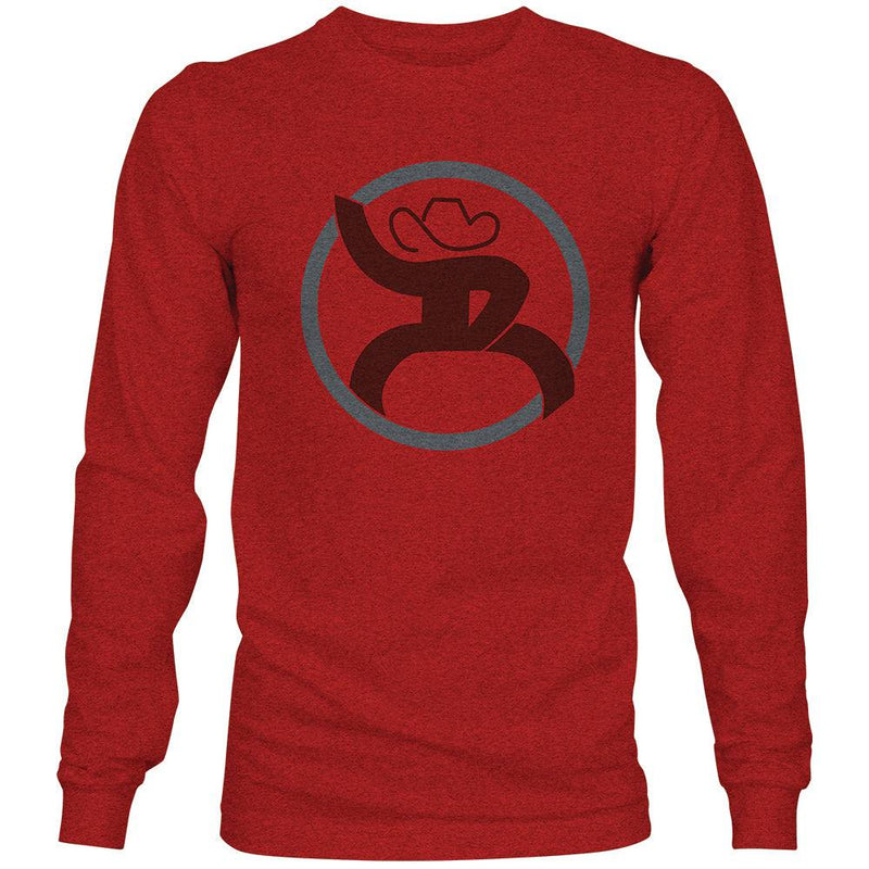 "Roughy 2.0" Red Long Sleeve T-Shirt