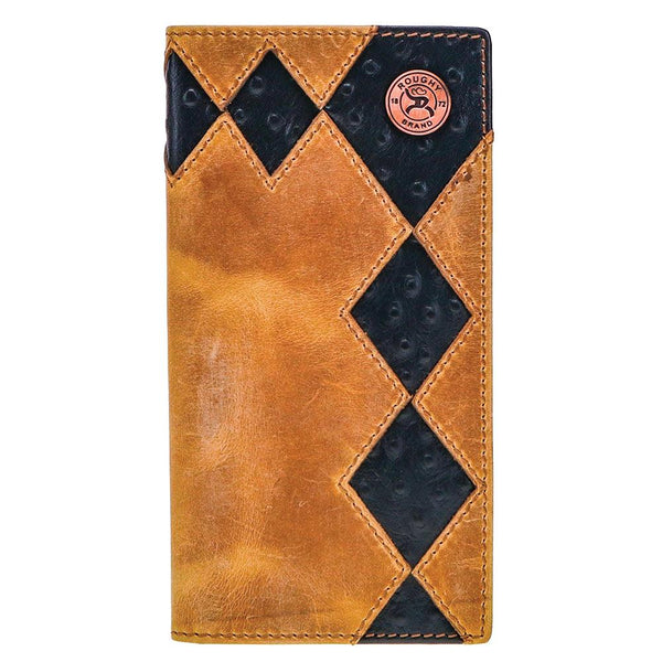 Rodeo Slim  美品 Shiloh Rodeo Roughy Wallet Brown/Black w/Diamond Patchwork