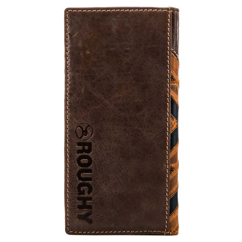 "Kamali" Rodeo Roughy 2.0 Wallet Brown/ Red w/Patchwork