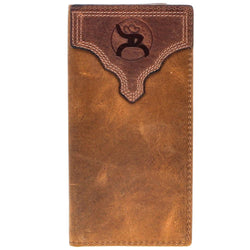 "Canyon" Rodeo Roughy Wallet Distressed Tan/Brown Leather