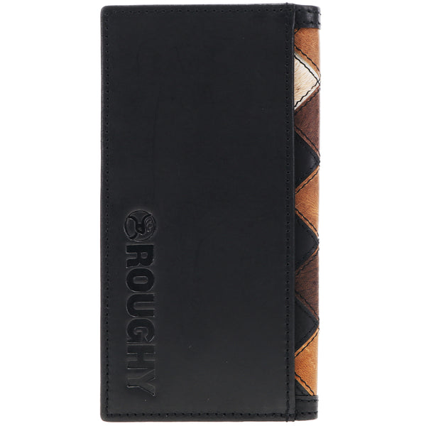 "Smackdown" Rodeo Wallet Black/Brown Patchwork