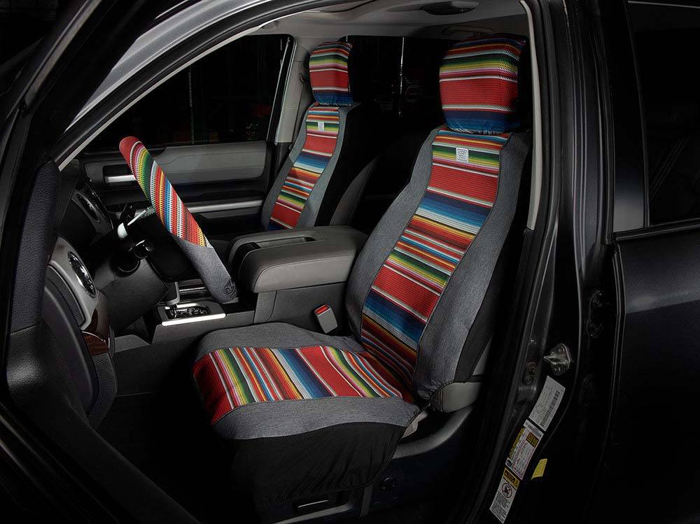 Grey/Serape Seat Cover