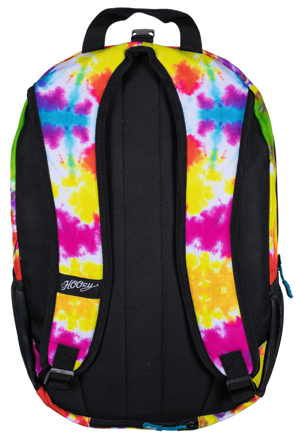 back of the tie dye rockstar backpack