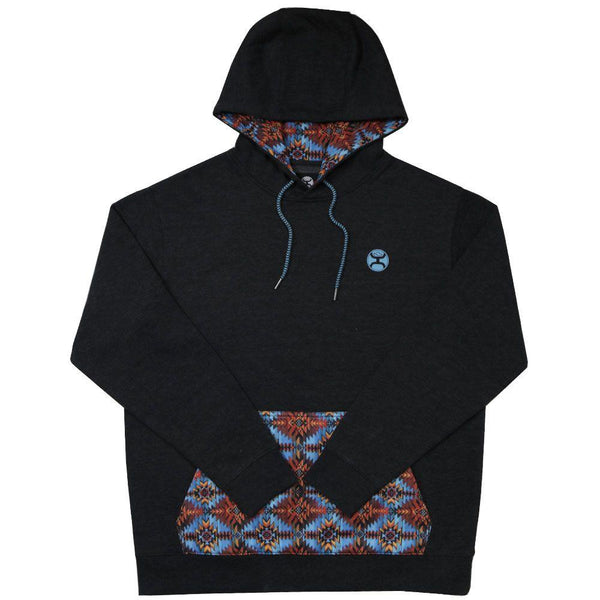 black mens hoodie, baja design, hooey logo, pullover,