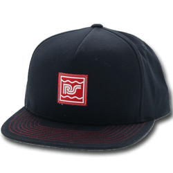 "Rocker Steiner" Hat, Black/Red