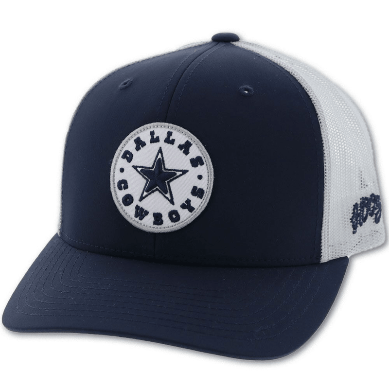Cowboys Triple Black Logo Snapback Hat