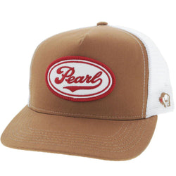 American Made "Pearl" Tan / White Hat
